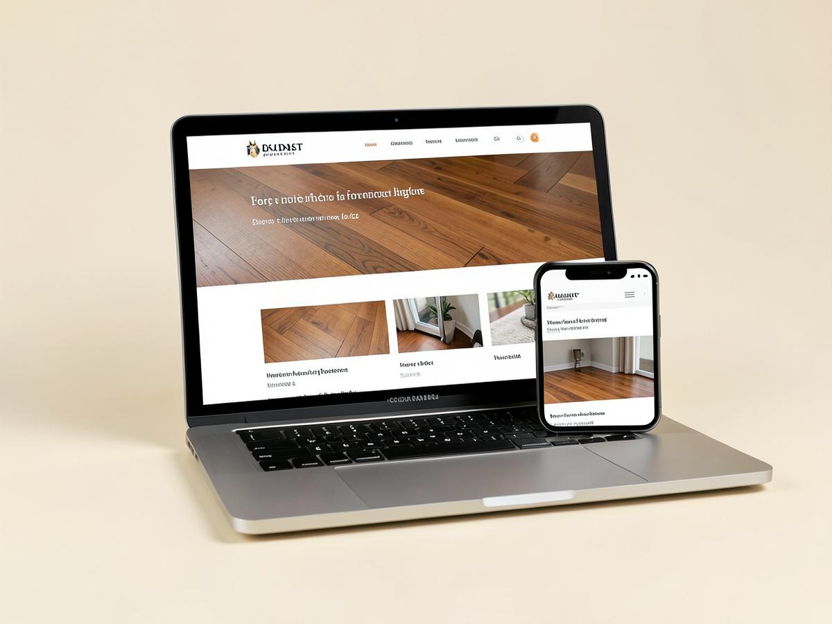 Website concept for Hubley Flooring